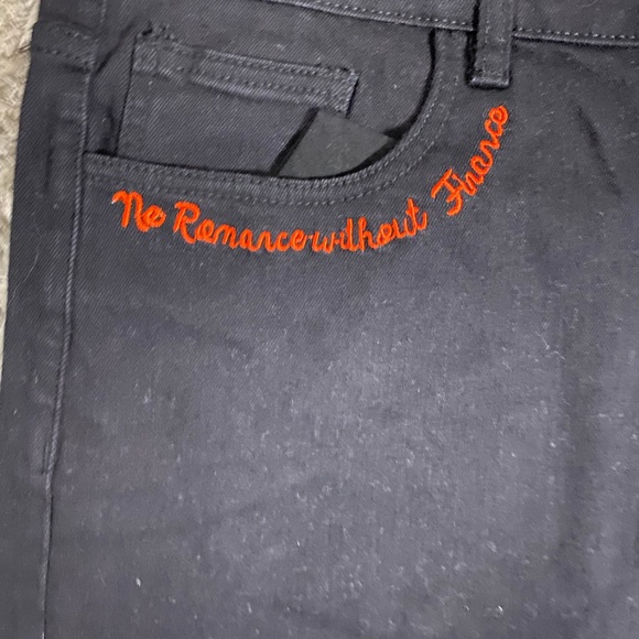 Embellish Jeans Black Embroidered - Picture 3 of 5